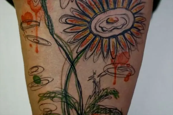 Salvador Dali Tattoo