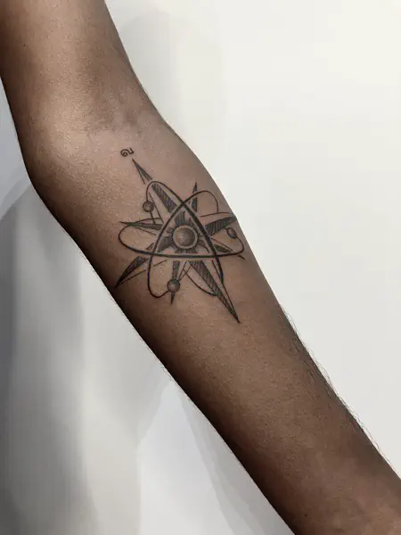 Compass tattoo