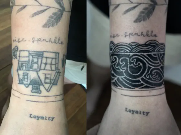 Replace old tattoo Cover up