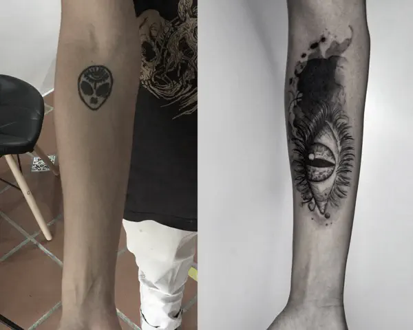 Cover up tattoo