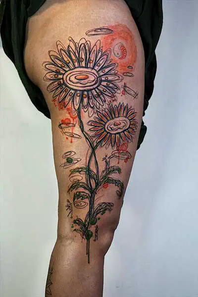 Salvador Dali Tattoo